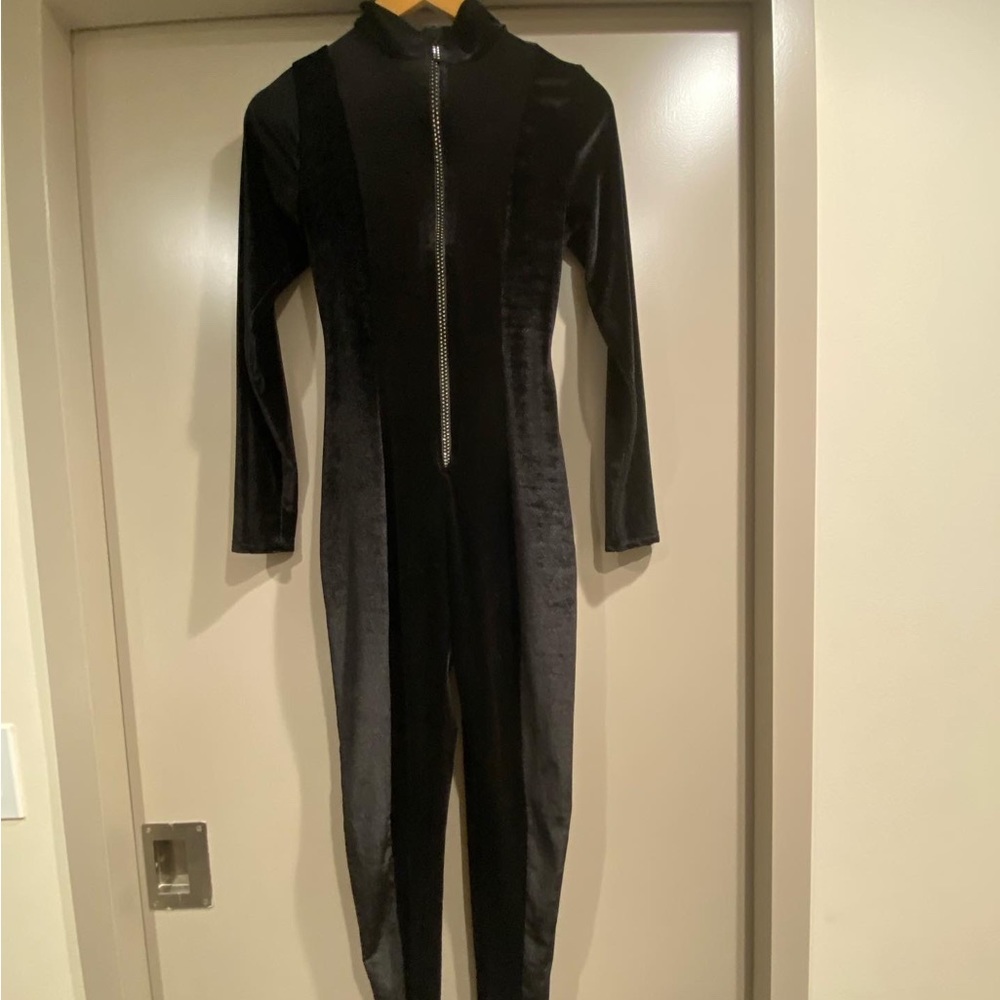 Black & gray jumpsuit